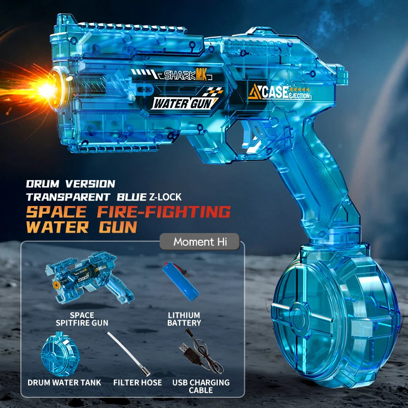 Electric Water Guns For Adults Powerful Squirt Automatic Water Suction Water Blasters Summer Outdoor Beach Toy For Boys Kid Gift