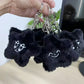 MARK DoYoung HAECHAN TAEYONG Keychain Black Luminous Pentagonal Heart Shaped Plush Pendant Suitable for Fan Gifts
