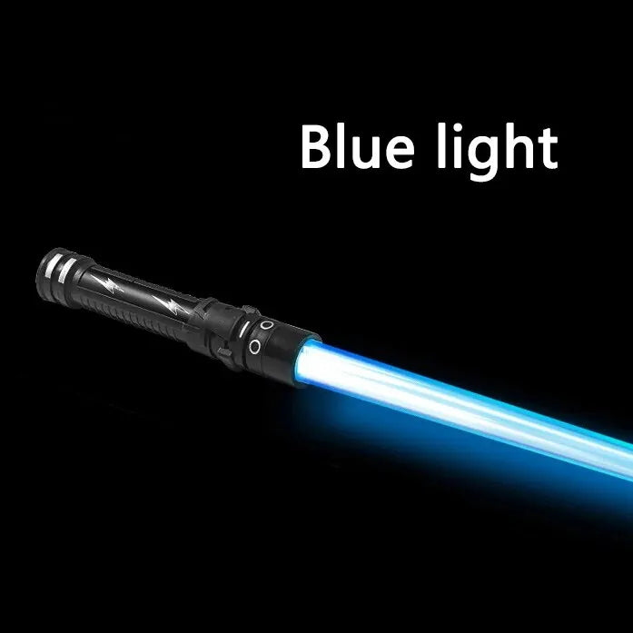 Sword Lightsaber Red and Blue Double Saber Rave Transformation Children's Gift Cosplay Weapon Boy Cool Flashing Toy