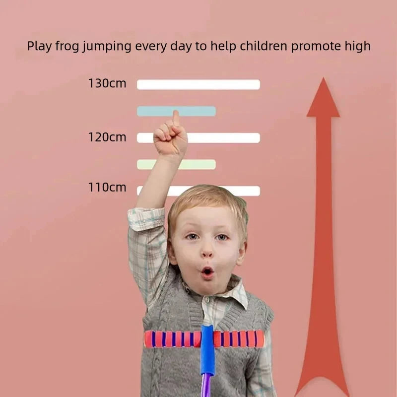 Frog Jumping Balance Toy Kids Grow Taller Outdoor Exercise Fitness Gross Motor Skills Educational Toy for Children