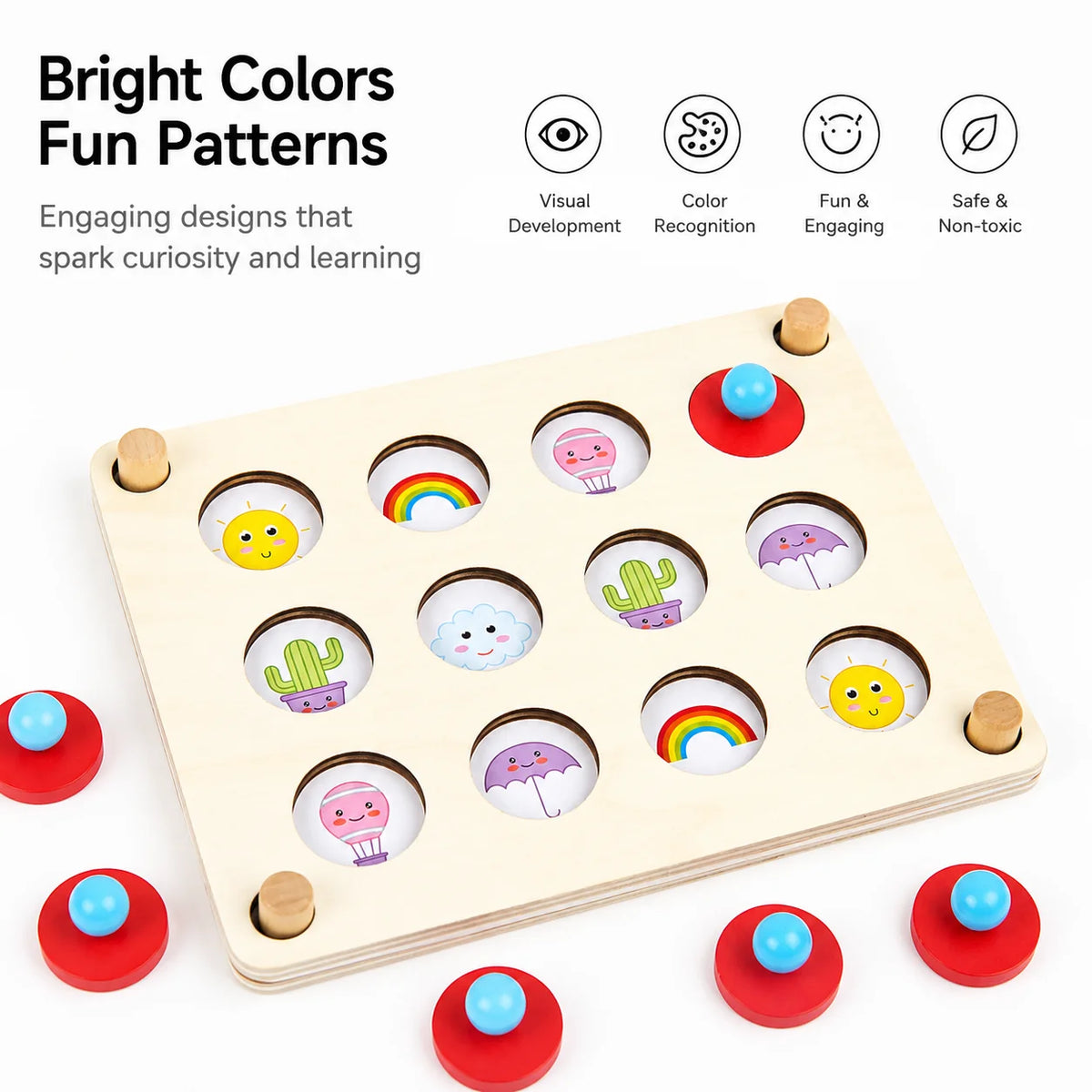 Memory Chess, Children's Educational Toys, Concentration Training, Thinking Logic Development, Montessori Education