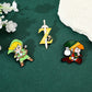 Anime Game Badges Enamel Brooches Metal Lapel Pins for Backpacks Costume Fashion Jewelry Cosplay Accessories Gifts