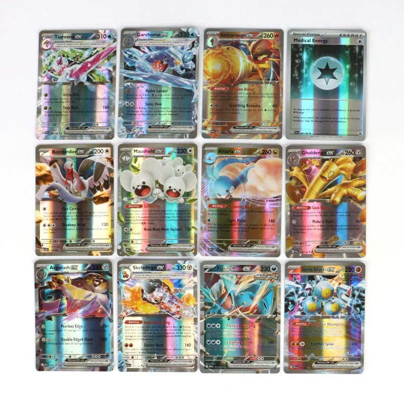 60/100Pcs English Pokemon Cards Shining MEGA GX Vmax TAG EX Vstar V Collection Cards Toys Children Gift