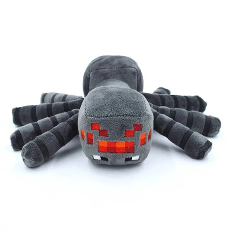 16cm Game Spider Plush Stuffed Toys  MC Spider Plush Soft Animals Toy Doll for Children Kids Gifts