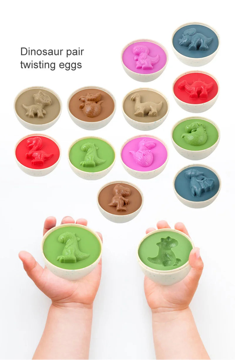 Eggs Screws 3D Puzzle Montessori Learning Education Math Toys Kids Shape Match Smart Game For Children Educational Easter Gifts