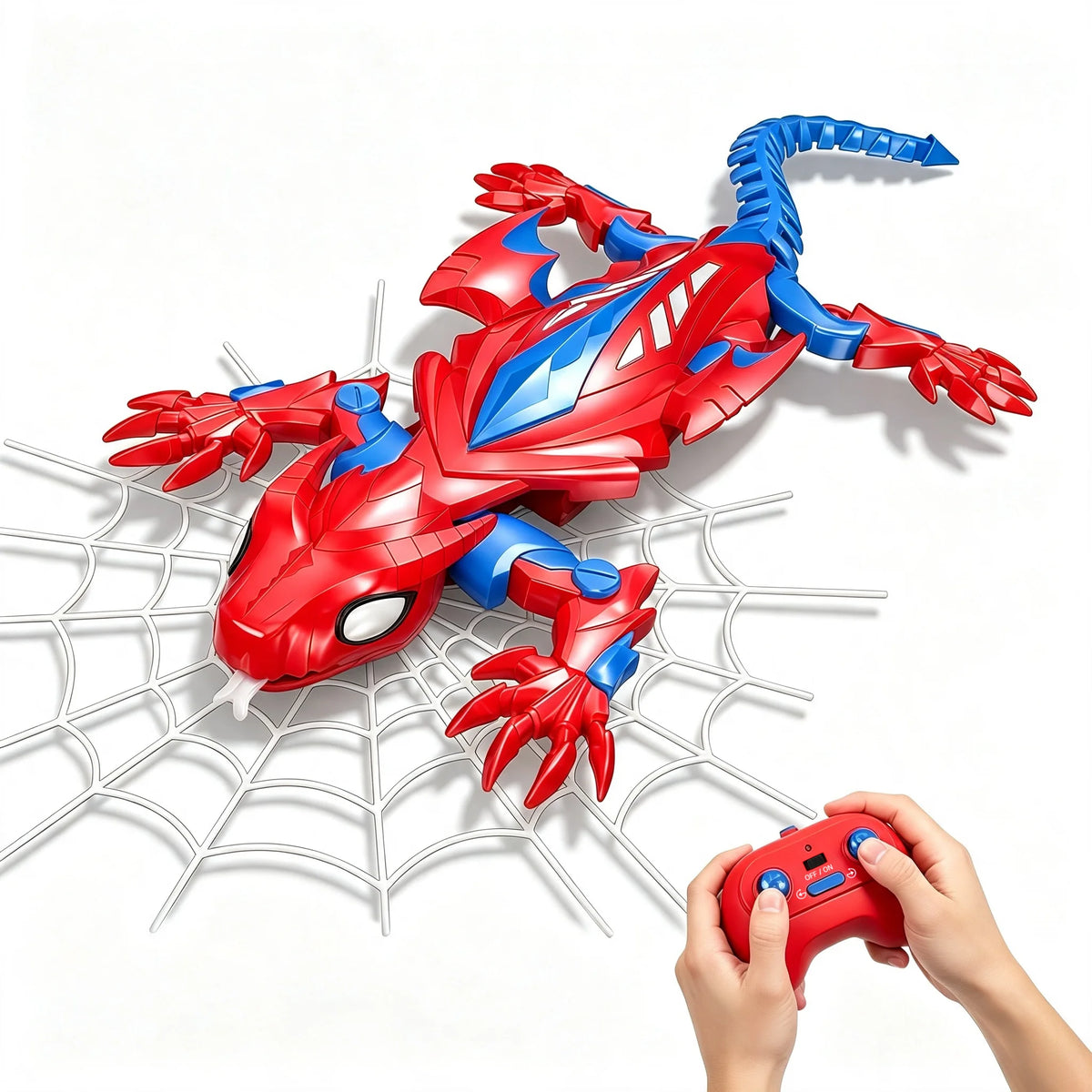 Hotfree Wall Crawler Gecko Lizard, Rechargeable Remote Control Robot Kids Toys, Spider RC Wall Climbing Funny Prank Toys