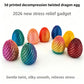 3D Printed Dragon Egg Stress Relief Model, Deformable Twist Egg, Creative Fidget Toy Desk Ornament