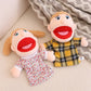 28-33cm Kids Plush Finger & Hand Puppet Popular Activity Boy Girl Role Play Bedtime Story Props Family Role Playing Toys Doll