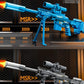 Full Auto Electric Water Gun Toy with Flashing Light Rapid-Fire Motorized Blaster for Summer Outdoor Fun & Kids Play Game