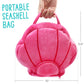 Ocean Stuffed Animal, 5PCS Sea Creature Plush Toys Shell Carrying Bag, Plushies For Baby Kids Girls Christmas Birthday Gifts