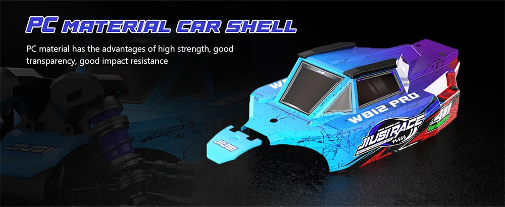 WB12 PRO 1/12 JIUSI Racing Car 80KM/H Brushless Remote Control Car High Speed Competitive Off-road 4WD RC Car Toys As Gift