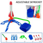 Outdoor Rocket Foot Pump, Outdoor Inflatable Flying Rocket Suit, Jumping Air-Powered Rocket Launcher, Gift