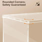 Rolife Clear Acrylic Display Box for Hobby Collectible Dust Cover Display Case for Miniature House Stackable Storage Plastic Box