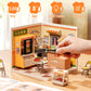 Rolife DIY Miniature House Super Creator Series Dollhouse 3D Puzzle Panda Hot Pot/Hong Kong Bites Cafe/Night Out Food Stall