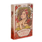 Art Nouveau Floral Romantic Oracle Cards 37Pcs English Divination Deck For Party Table Game
