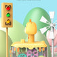 Press Gear Car Children's Toy Car Pull Back Boy Children Inertial Car Puzzle Animals Car