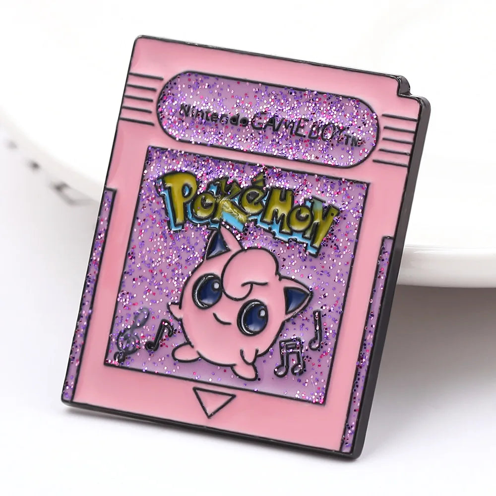 Kawaii Anime Character Jigglypuff Metal Enamel Badge Brooch Backpack Clothing Hat Clip Accessory Jewelry Gift