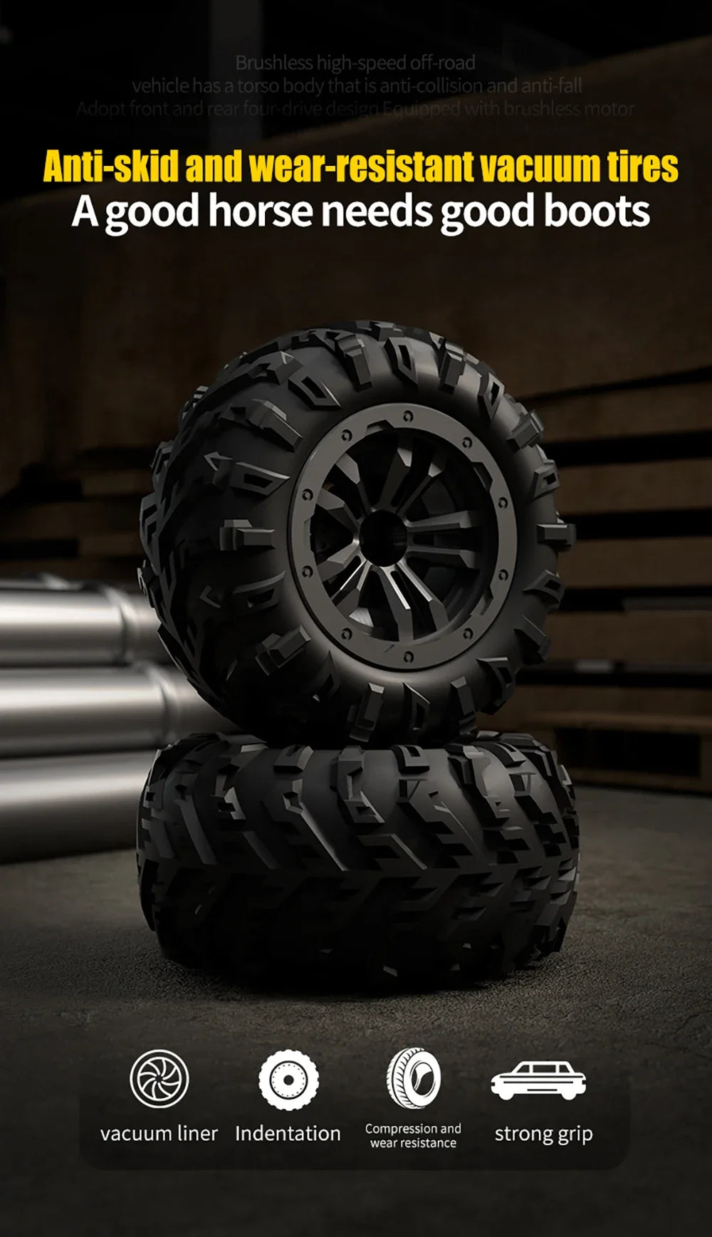 High Speed RC Car 4WD Off Road Vehicle 70KM/H Brushless Motor Professional Drift Truck for Kids Remote Control Car Toys