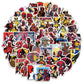 50PCS The Avengers Deadpool Stickers Anime Decals DIY Notebook Phone Laptop Skateboard Bike Decoration Waterproof Men Women Toy