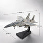 1/72 Creative Military Series USA F-15 Fighter Building Blocks Eagle Multi-Role Heavy Jet Model DIY Bricks Toys For Xmas Gifts