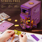 Rolife DIY Book Nook Kit 3D Puzzle Whisper Magic Shop Wooden Bookends with LED Light for Bookshelf Decor Brain Teasers Jigsaw Toys Holiday Gift for Adults