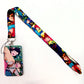 Anime Lanyards Keychain Animated Mobile Phone ID Card pass Hang Rope DIY Jewelry Accessories wholesale