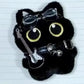 12cm Keychain Rock Music Black Cat Plush Toy Guitar Cute Punk Style Doll Schoolbag Pendant For Friends Birthday Gift