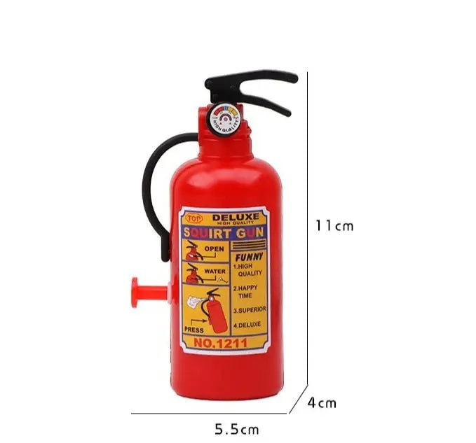 5Pcs Mini Extinguisher Design Water Toys Summer Beach Outdoor Games Funny Party Favors for Holiday Celebrations and Gifts