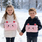 Plush Hand Warmer Plush Bunny Shape Hand Warmer Muff Arm Pillow for Kids Classroom Travel Napping Winter School Home Cold