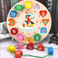 Montessori Wooden Building Blocks – Educational Color & Shape Toy
