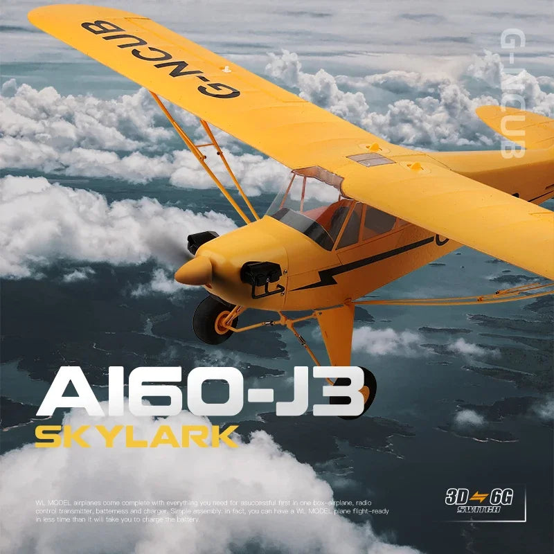 Wltoys XK A160 RC Airplane 5CH 2.4G Radio Remote Control Aircraft 650mm Wingspan 3D/6G Brushless Motor Plane Model Toys