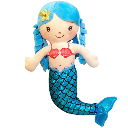 1PC 30cm Cartoon Mermaid Plush Doll Toy Mini Pillow Plush Toys for Birthday Gifts