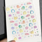 Pokemon Pikachu Nail Stickers 5D Embossed Nail Art Stickers Water Cup Phone Case DIY Deco Birthday kids Gift