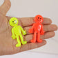 5-20PCS Fun Sticky Stretching Smiling Face Little Man Pinch Toy for Birthday Party Favor Christmas Carnival Adult Gift