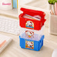 Genuine Sanrio Hello Kitty 3 Color Stackable Storage Box Cute Desk Organizer for Stationery Cosmetics Office School Gifts