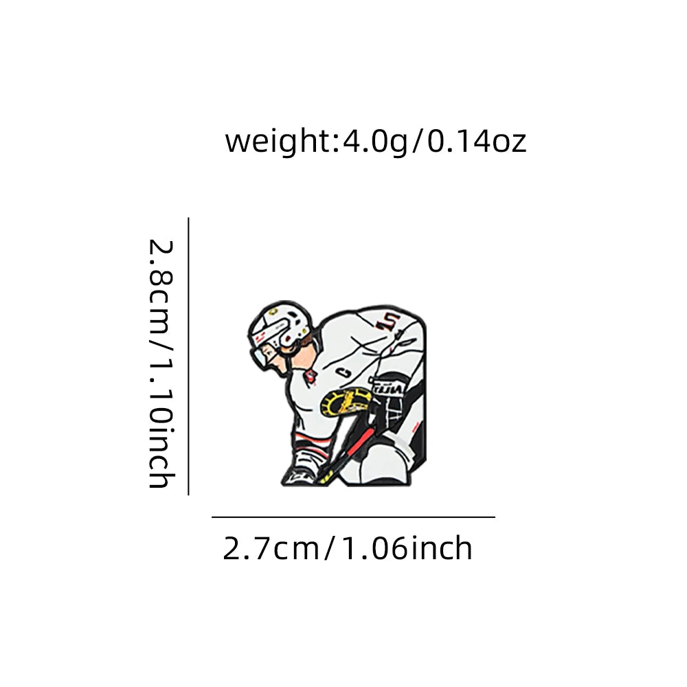 5 PCS'Heated Rivalry' Quote Enamel Pin TV Drama Baseball Uniform Brooch Lapel Pin Badge on Backpack Clothing Accessories Jewelry