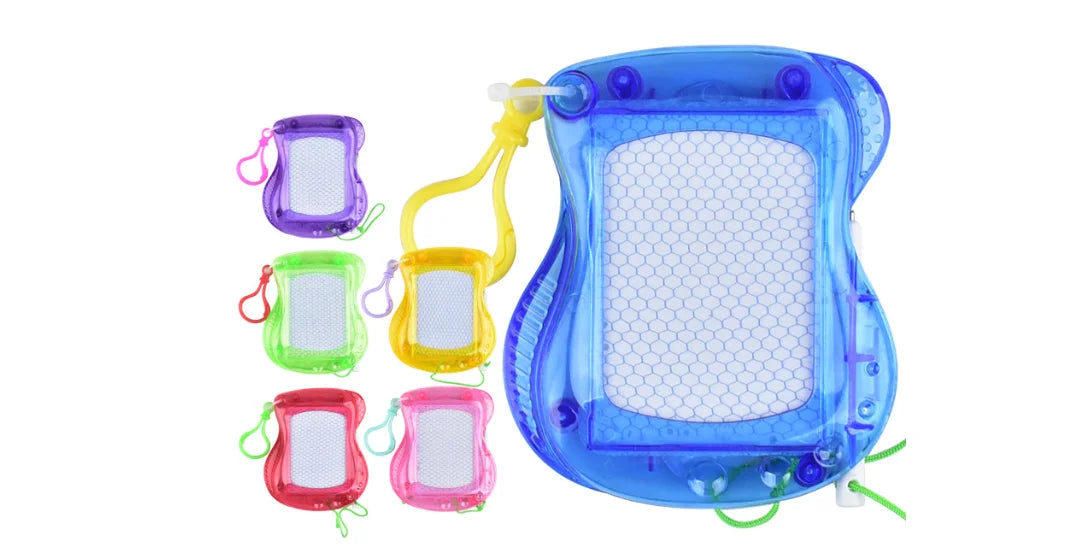 Mini Magnetic Drawing Board with Keychain, Erasable Doodle Pad for Kids 3-6, Birthday Gift