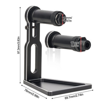 CNC Aluminum Hex Wheel Tire Balancer Tool 12MM 17MM Hub Dynamic Balance Stand for 1/10 1/8 RC Cars Professional RC Upgrade Parts