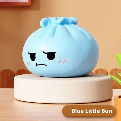 NEW Giant Squishies Dumpling Bun Toy, Slow Rising Glitter Dumpling Stress Ball, Stress Relief Fidget Toy for Home Office Travel