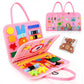 Montessori Toys Busy Board Sensory Activity Developing Board for Motor Skills,Learning Board for Toddlers