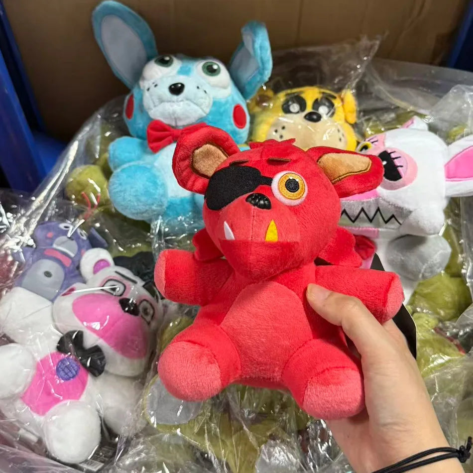 2026 Hot Cartoon Five Night At Freddy Fnaf Cute Plush Toys Game Doll Bonnie Bear Foxy Stuffed Doll Freddy Toys For Children Gift