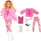 NK 1/6 Doll Princess Hot Sell Fashion Doll Dress Pink Suit For 11.5 Inch Doll Clothes Hat For 29CM Dolls Accessories Gift Toy JJ