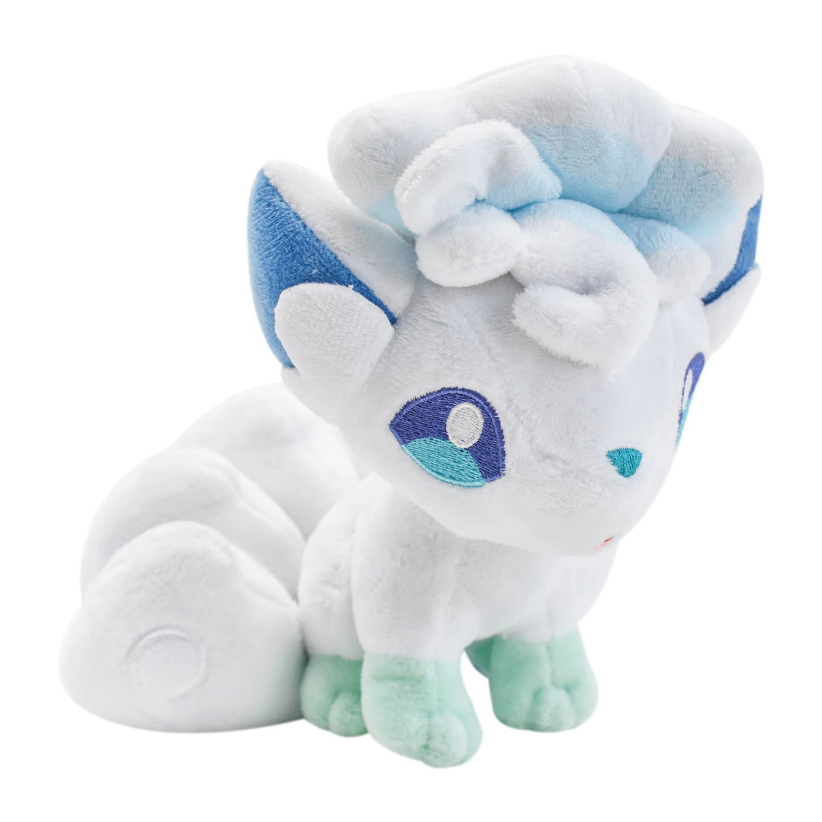 Alolan Vulpix Plush Toys Stuffed Animal Game for Collectible Gift,Cute Cartoon Character Black 9 Inch