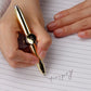Multi-Functional Gyro Pen Decompression Finger Rotation Toy Fidget Spinner LED Light Ballpoint Pen Metal Gyro Pen Gift