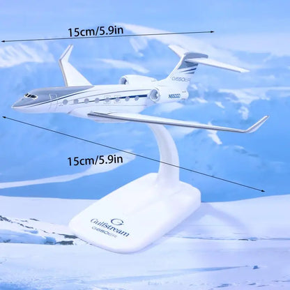 Hot！1PCS Gulfstream G650 Aircraft Diecast 1/200 Scale Airplane Model Planes G650ER Airplane Model Plane Model