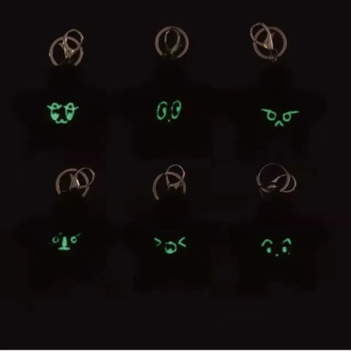 MARK DoYoung HAECHAN TAEYONG Keychain Black Luminous Pentagonal Heart Shaped Plush Pendant Suitable for Fan Gifts