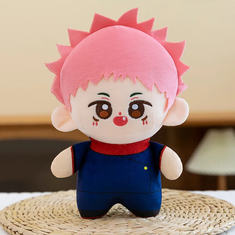 23cm Cartoon Jujutsu Kaisen Plush Dolls Lovely Anime Plush Toy Fushiguro Megumi Itadori Yuji Gojo Satoru Peluche Toy Fans Gift