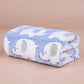 Soft and Cozy Cartoon Elephant Pet Blanket for Dogs and Cats Flannel Throw for Puppies and Kittens Universal Size Christmas Gift