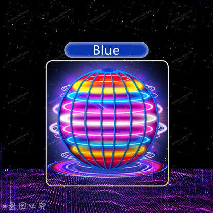 Magic Flying Ball Boomerang LED Lights Hover Drone Flying Orb Spinner 360°Rotating Fidget Luminous Toy for Teens Adults Gift Fun