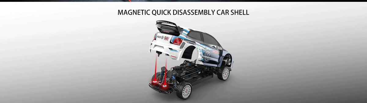 Mjx Hyper Go 1/10 Brushless 10304 Remote Control Car Simulation Model High-Speed Pulling RC Car Off-Road Vehicle Toy Gift